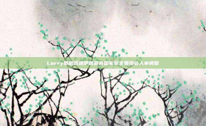 Larry贾尼遇难伊朗最高国家安全委员会人事调整