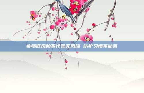疫情低风险不代表无风险 防护习惯不能丢