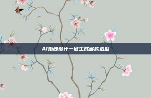 AI婚纱设计一键生成多款造型