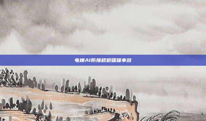 电梯AI防撞规避磕碰事故