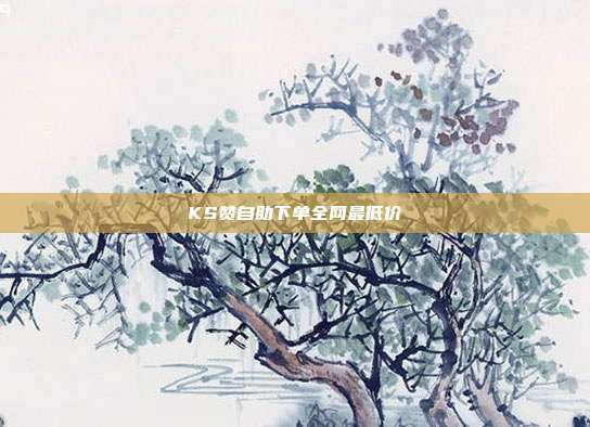 KS赞自助下单全网最低价