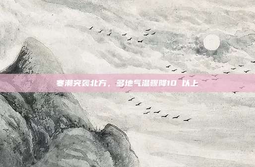 寒潮突袭北方，多地气温骤降10℃以上