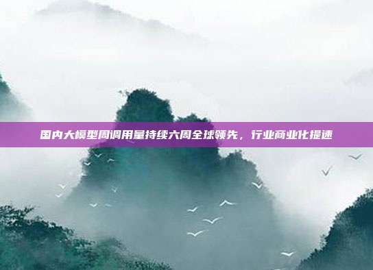 国内大模型周调用量持续六周全球领先，行业商业化提速
