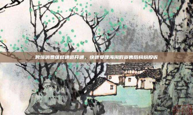 跨境消费维权通道开通,快速受理海淘假货售后纠纷投诉