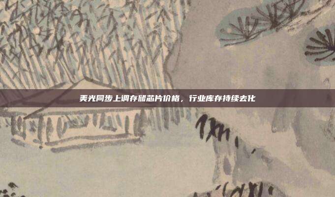 美光同步上调存储芯片价格，行业库存持续去化
