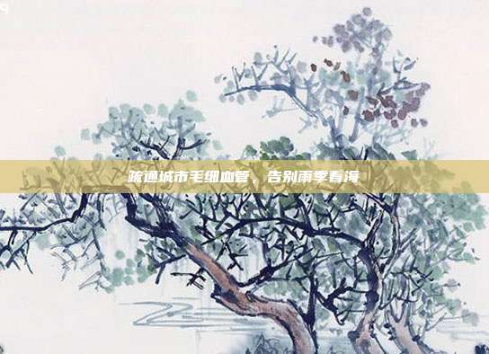 疏通城市毛细血管,告别雨季看海