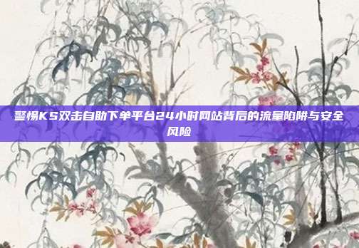 警惕KS双击自助下单平台24小时网站背后的流量陷阱与安全风险