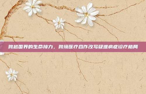 跨越国界的生命接力,跨境医疗合作改写疑难病症诊疗格局