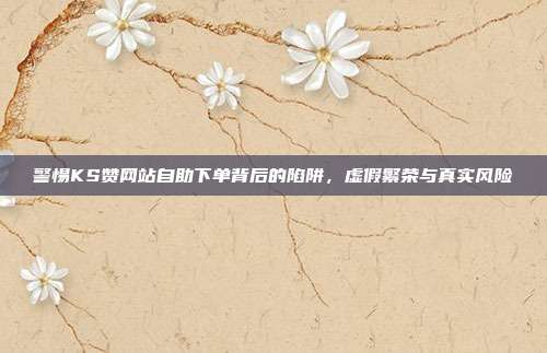 警惕KS赞网站自助下单背后的陷阱，虚假繁荣与真实风险