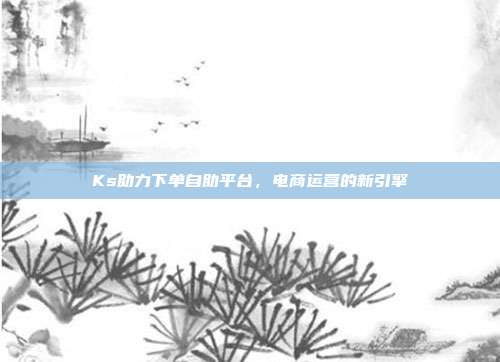 Ks助力下单自助平台,电商运营的新引擎